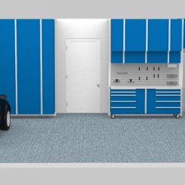 Blue Cabinets Garage Orlando
